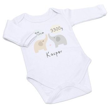Одежда на подарок именно боди Слоники-друзья Heybaby