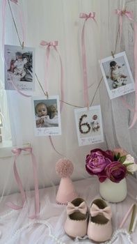 Набор к празднованию Дня рождения ребенка Колпак и Гирлянда с фото HeyBaby