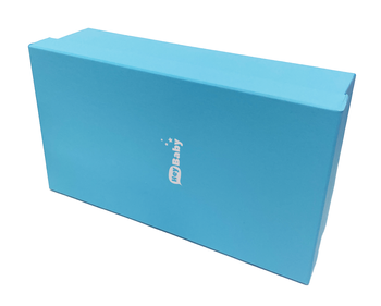 Подарункова коробка блакитна