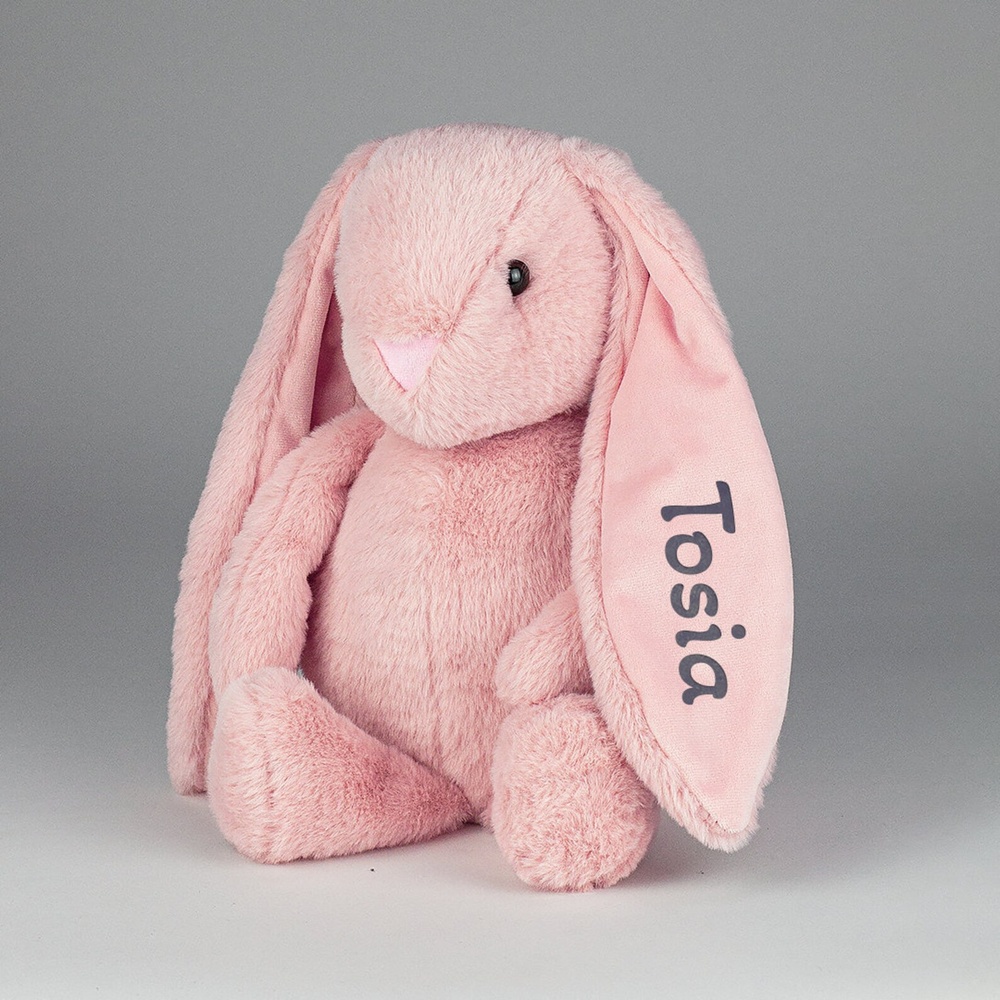 Подарок для малыша Именной плюшевый Кролик HeyBaby