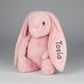 Подарок для малыша Именной плюшевый Кролик HeyBaby