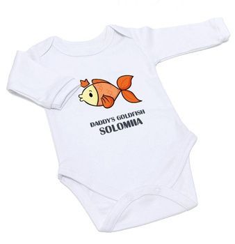 Боди именной Рыбка Heybaby