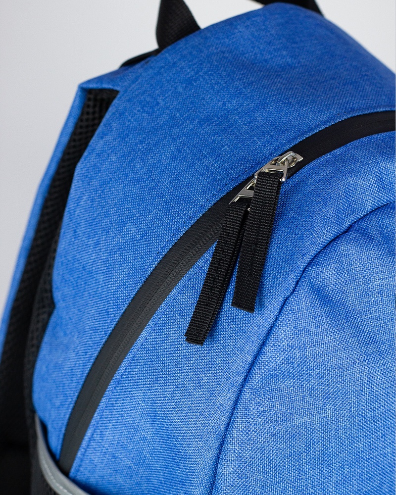 Персонализированный рюкзак для прогулок синий HeyBaby