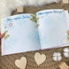 Альбом для фото детский именный &laquo;Веточки хлопка на бежевом фоне&raquo;  природа