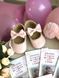Праздничные детские пинетки розовые 12-18 месяцев HeyBaby